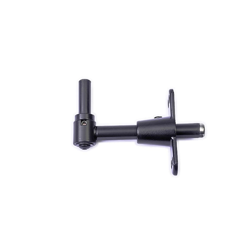 Cardine per superamento spalletta su telaio con dispositivo di registrazione regolo