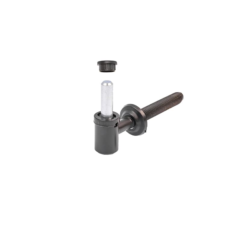 Cardine a vite con dispositivo di registrazione regolo