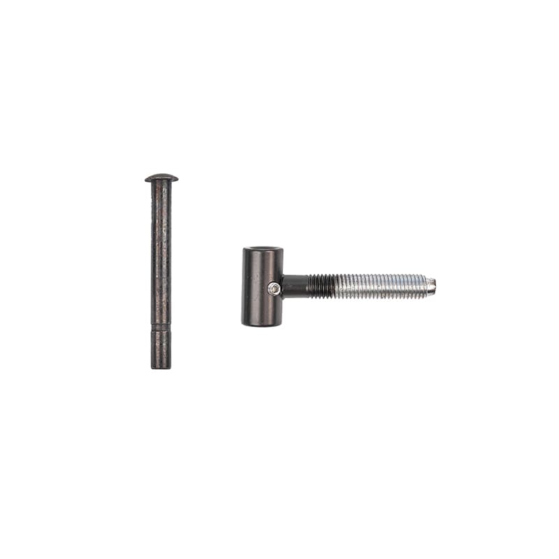 Cardine per bandelle alla mestrina e dritte con 2 grani in Ferro - Thumbnail 3