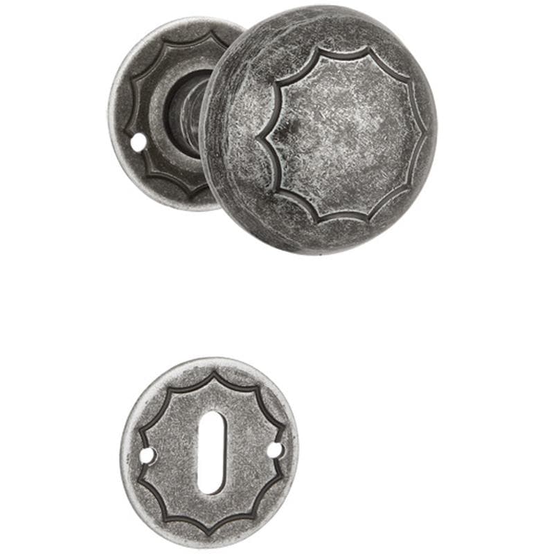 Pomolo decentrato girevole con rosetta e bocchetta