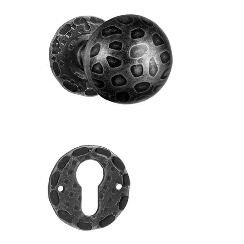 Pomolo decentrato girevole con rosetta e bocchetta