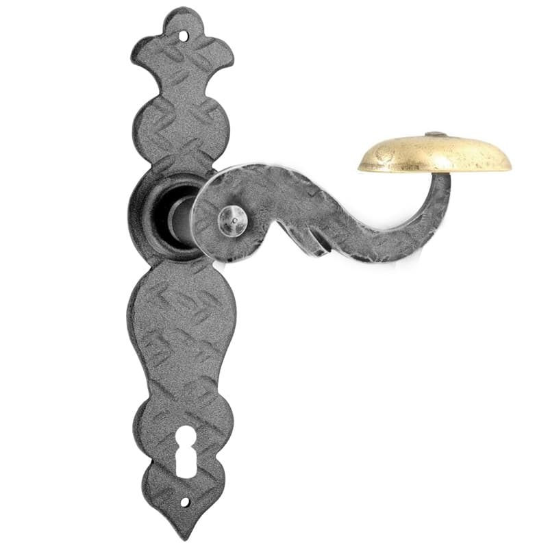 Grafite • Ferro • Foro normale - distanza 90mm - con molla