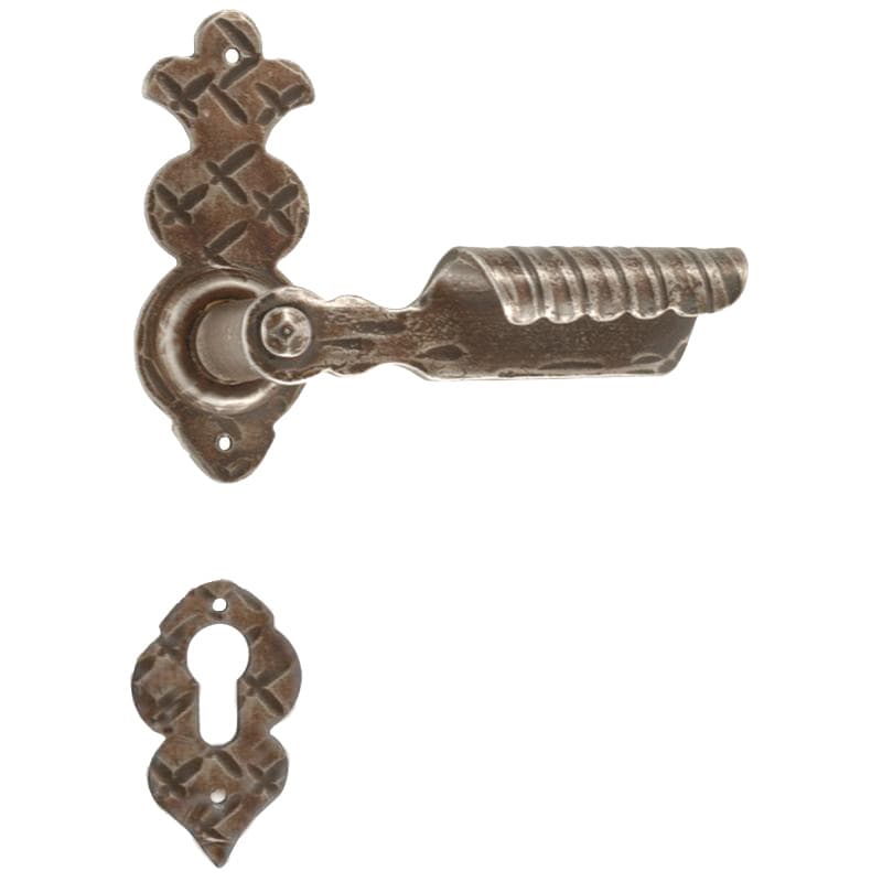 Ruggine • Ferro • Foro cilindrico -  con molla di ritorno