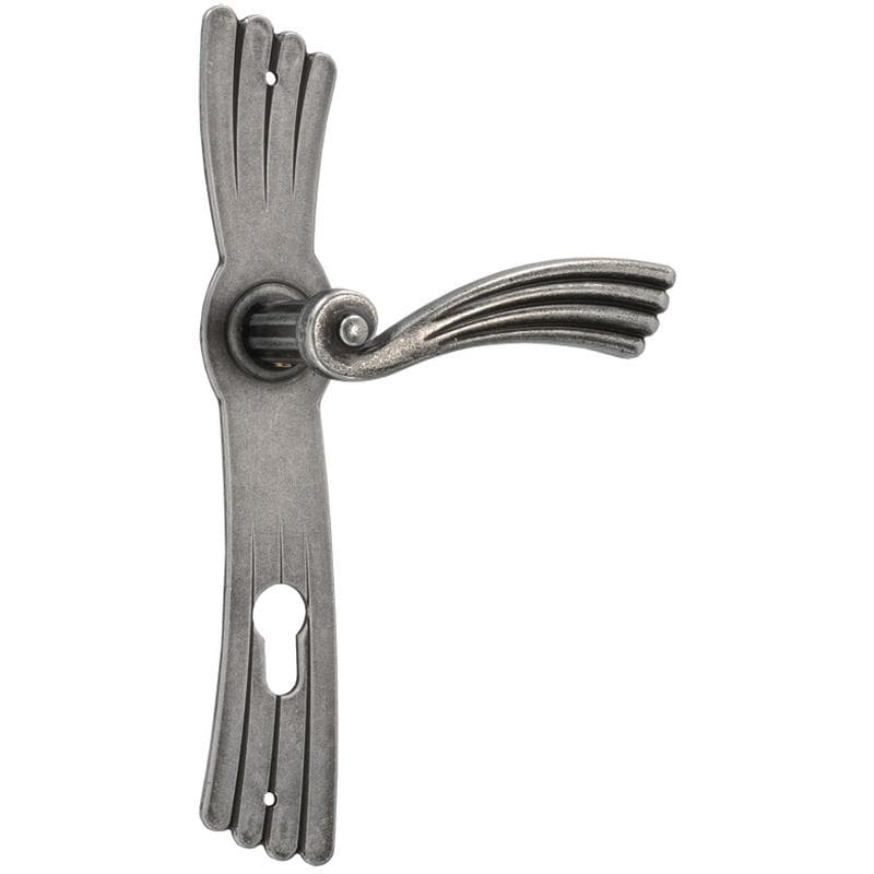 Silver • Ferro • Foro cilindro - distanza 85mm -  con molla