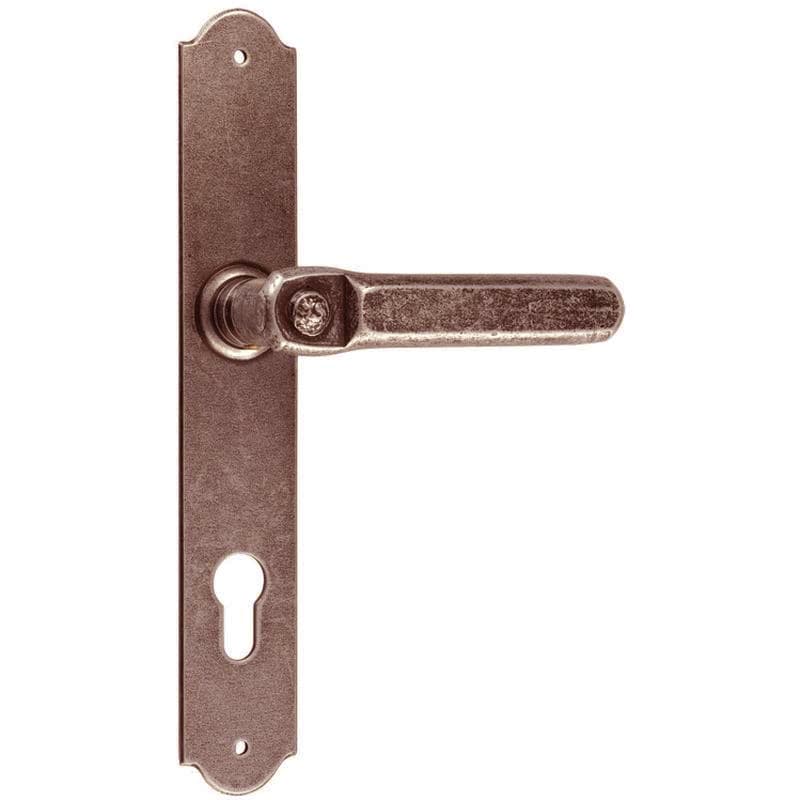 Ruggine • Ferro • Foro cilindro - distanza 85mm -  con molla